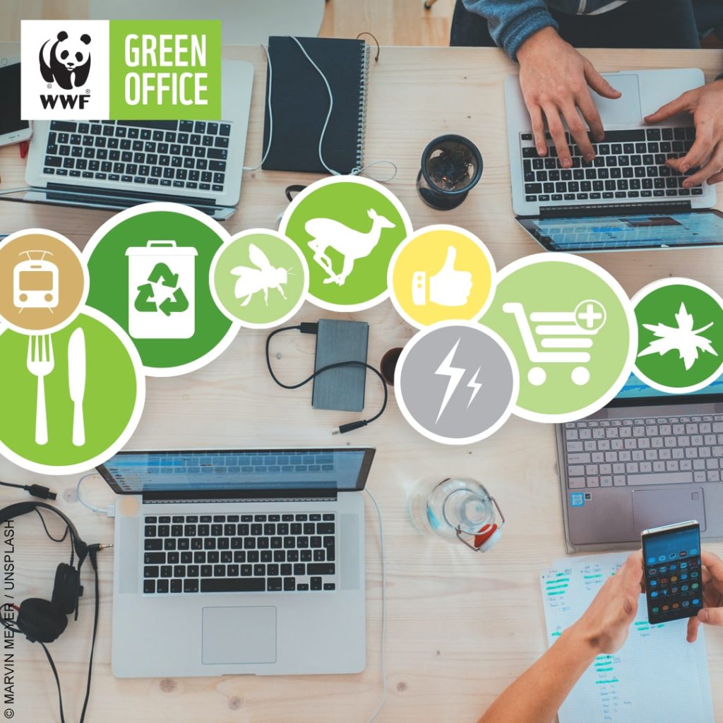 WWF Green Office -verkoston taustakuva.